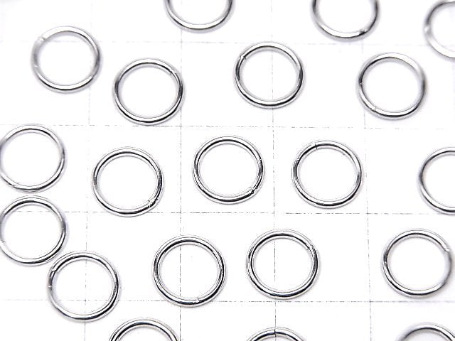 Silver925 Jump Ring (Closed Type) [4mm][5mm][6mm][8mm] Rhodium Plated 5pcs