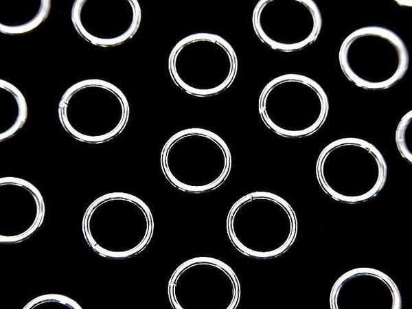 Silver925 Jump Ring (closed type) [4mm][5mm][6mm][8mm] No coating 5pcs