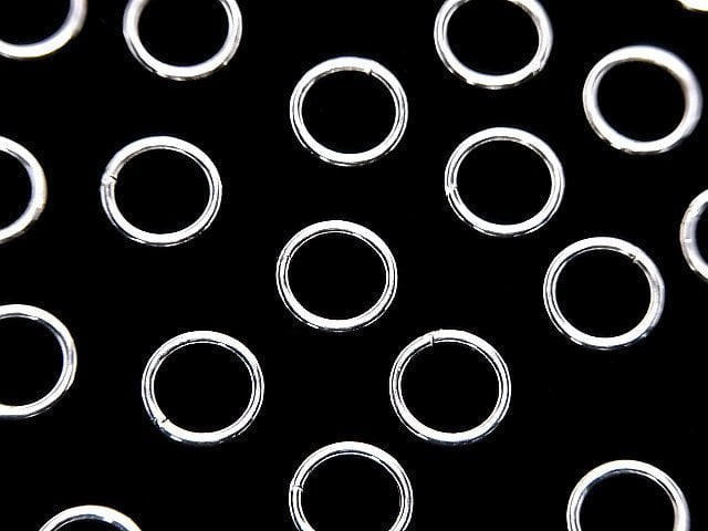 Silver925 Jump Ring (closed type) [4mm][5mm][6mm][8mm] No coating 5pcs