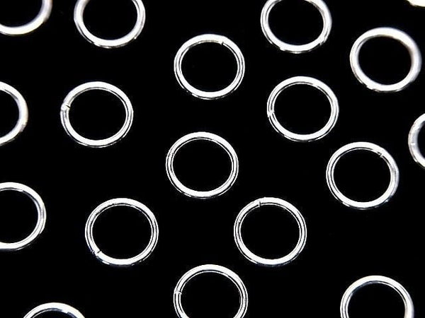 Silver925 Jump Ring (closed type) [4mm][5mm][6mm][8mm][10mm] No coating 5pcs