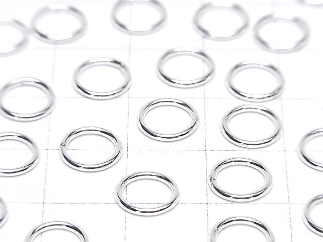 Silver925 Jump Ring (closed type) [4mm][5mm][6mm][8mm] No coating 5pcs