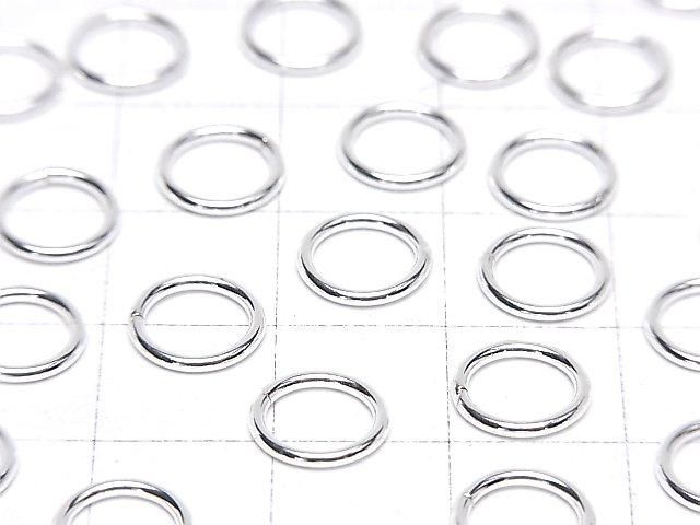 Silver925 Jump Ring (closed type) [4mm][5mm][6mm][8mm][10mm] No coating 5pcs