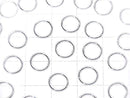 Silver925 Jump Ring (Closed Type) [4mm][5mm][6mm][8mm][10mm] No Coating, 5 Pieces