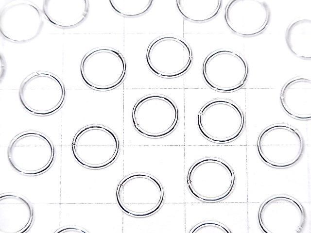Silver 925 Jump Ring (Closed Type) [4mm][5mm][6mm][8mm][10mm] No Coating 10pcs