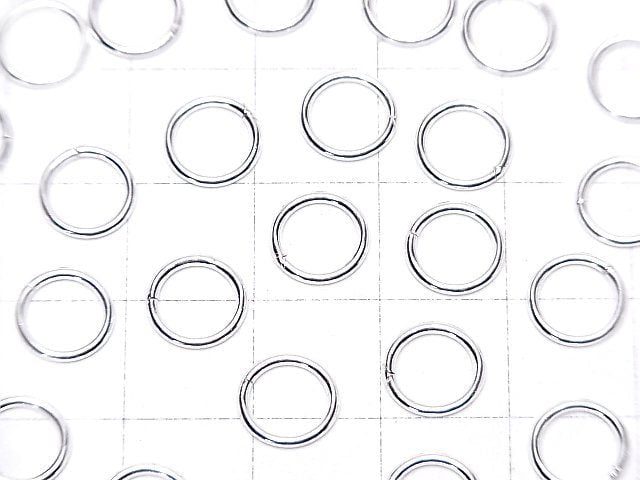 Silver925 Jump Ring (closed type) [4mm][5mm][6mm][8mm] No coating 5pcs