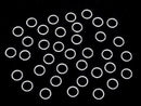 Silver925 Jump Ring (Closed Type) [4mm][5mm][6mm][8mm][10mm] No Coating, 5 Pieces