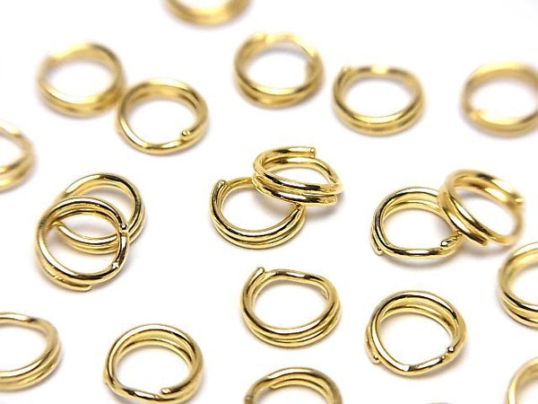 Silver925 Double Ring [5mm][6mm][8mm][10mm] 18KGP 3pcs