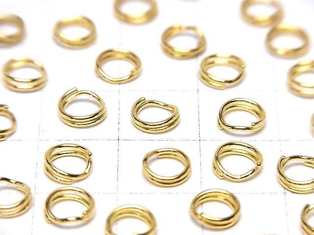 Silver925 Double Ring [5mm][6mm][8mm][10mm] 18KGP 3pcs