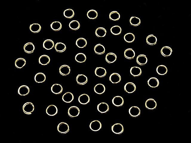 Silver925 Double Ring [5mm][6mm][8mm][10mm] 18KGP 3pcs