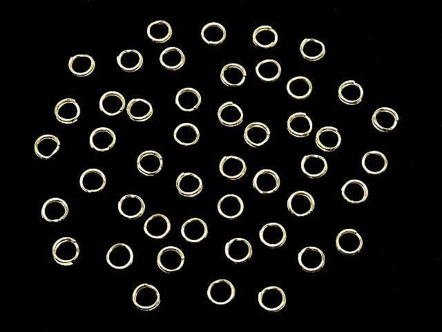 Silver925 Double Ring [5mm][6mm][8mm][10mm] 18KGP 3pcs