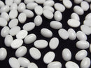 [Video] White Onyx AAA Oval Cabochon 6x4mm 5pcs