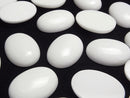 [Video] White Onyx AAA Oval Cabochon 30x22mm 1pc