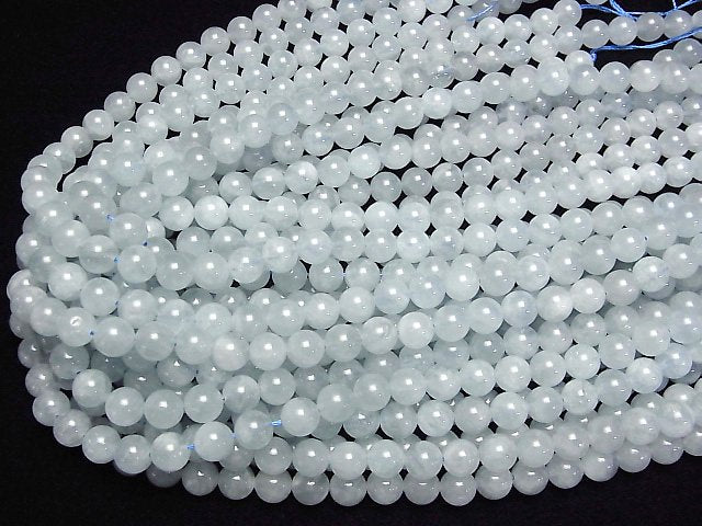 [Video]Madagascar Aquamarine AA+ Round 8mm half or 1strand beads (aprx.15inch/36cm)