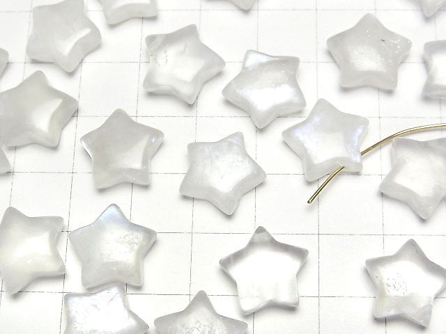 [Video] Royal Blue Moonstone AA++ Star Motif 12-14mm [Horizontal hole] 1pc