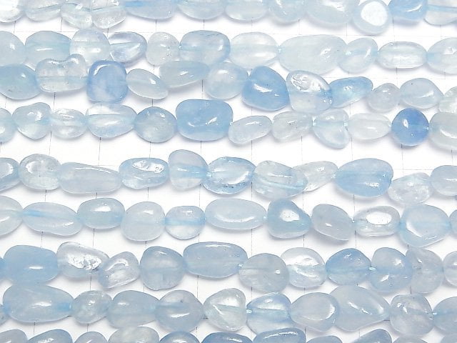 [Video]Aquamarine AA++ Nugget 1strand beads (aprx.15inch/36cm)