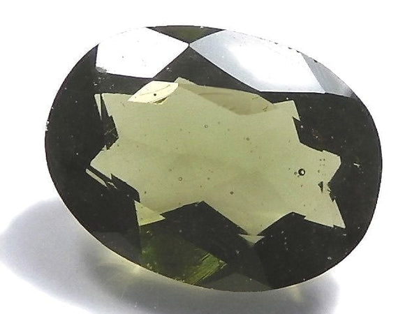 [Video][One of a kind] High Quality Moldavite AAA Faceted Loose stone 1pc NO.30