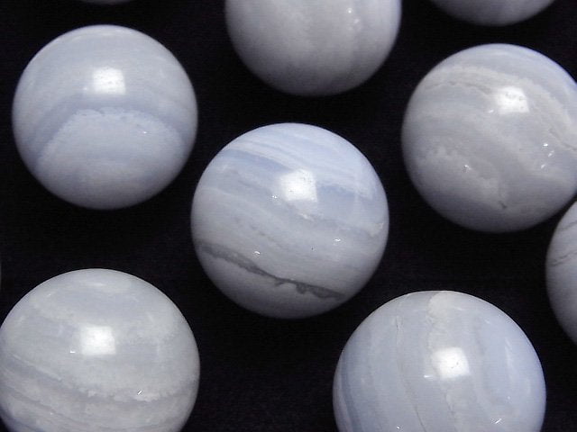 [Video] Blue Lace Agate AA++ Sphere, Round 20mm 1pc