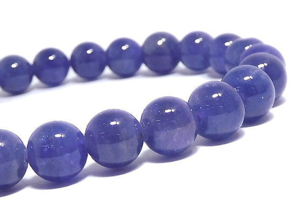 [Video][One of a kind] Tanzanite AAA- Round 7mm Bracelet NO.207