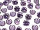 [Video] Cubic Zirconia AAA Loose stone Round Faceted 6x6mm [Light Amethyst] 10pcs