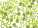 [Video]Cubic Zirconia AAA Loose stone Round Faceted 3x3mm [Lime] 10pcs