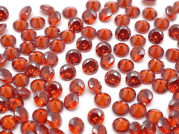 [Video] Cubic Zirconia AAA Loose stone Round Faceted 3x3mm [Ruby ] 20pcs