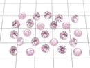 [Video] Cubic Zirconia AAA Loose stone Round Faceted 5x5mm [Pink] 10pcs