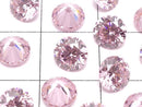 [Video] Cubic Zirconia AAA Loose stone Round Faceted 6x6mm [Pink] 10pcs