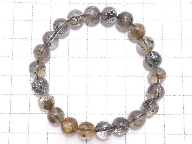 [Video][One of a kind] Pakistan Diamond Quartz Round 9mm Bracelet NO.208