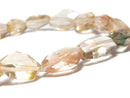 [Video][One of a kind] High Quality Oregon Sunstone AAA Faceted Nugget Bracelet NO.3