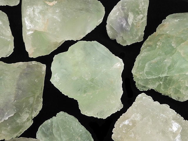 [Video][One of a kind] Green Fluorite Cluster 10pcs Set NO.1