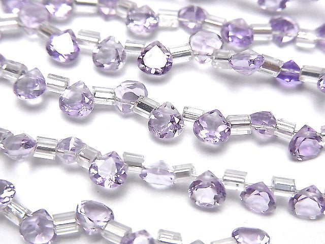 [Video]High Quality Pink Amethyst AAA Chestnut Faceted 4x4mm 1strand (38pcs)