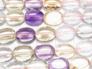 [Video]High Quality Mixed Stone AAA Faceted Oval 11x9mm 1/4 or 1strand beads (aprx.15inch/36cm)