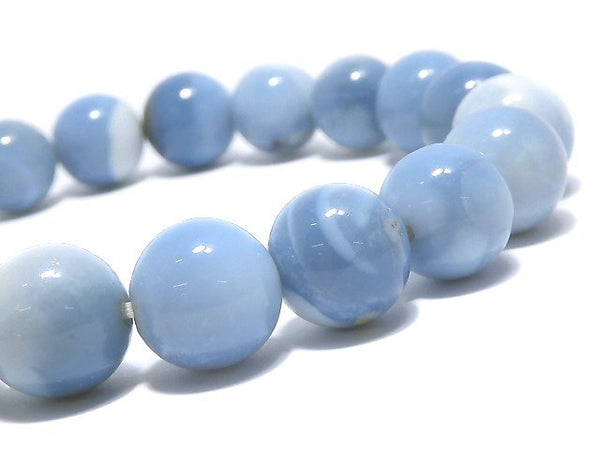 [Video][One of a kind] Owy Blue Opal Round 9.5mm Bracelet NO.8