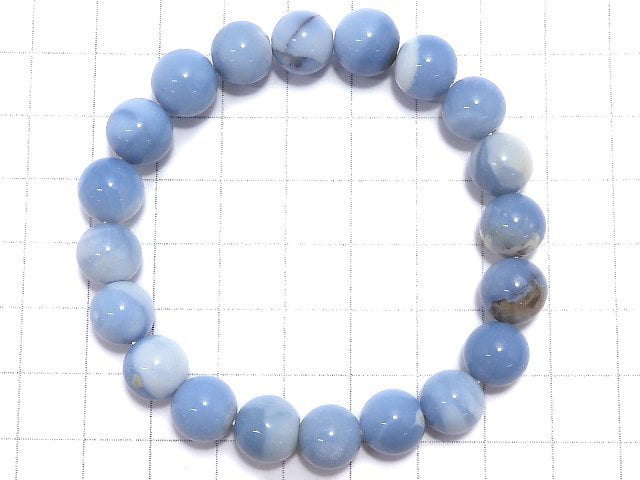 [Video][One of a kind] Owy Blue Opal Round 9.5mm Bracelet NO.8