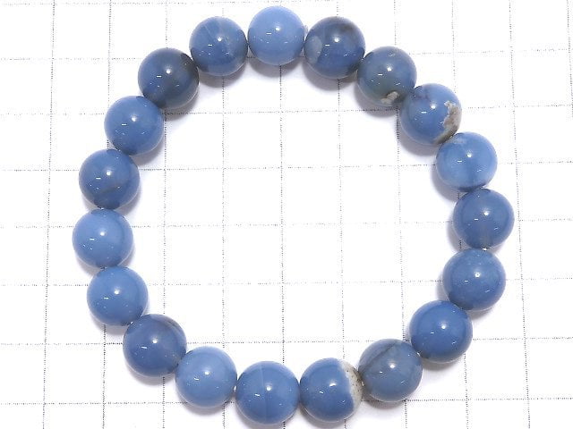 [Video][One of a kind] Owy Blue Opal Round 10mm Bracelet NO.9