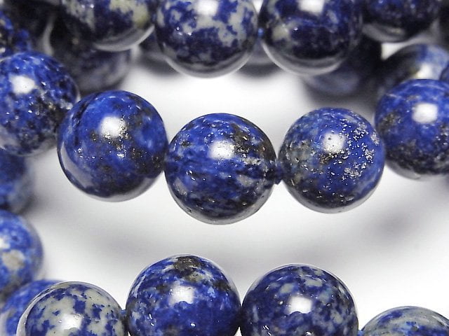 [Video] Lapislazuli AA Round 12mm Bracelet