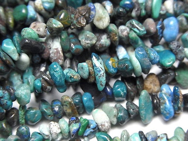 Chrysocolla AA Chips (Small Nugget ) 1strand beads (aprx.32inch/80cm)