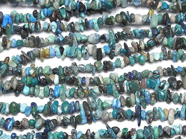 Chrysocolla AA Chips (Small Nugget ) 1strand beads (aprx.32inch/80cm)