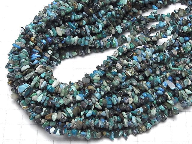 Chrysocolla AA Chips (Small Nugget ) 1strand beads (aprx.32inch/80cm)