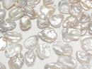 [Video] Fresh Water Pearl Keshi Pearl AA++ Loose stone Baroque (Petal) 12-17mm White 10pcs