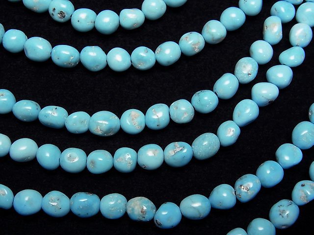 [Video] Arizona Sleeping Beauty Turquoise AAA- Nugget 1/4 or 1strand beads (aprx.17inch/43cm)