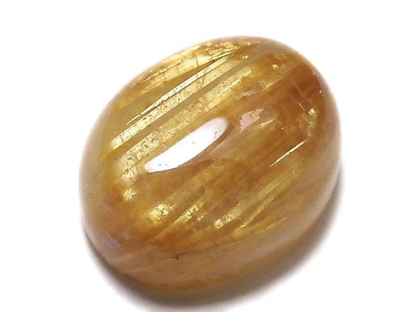 [Video][One of a kind] High Quality Rutilated Quartz AAAA Cabochon 1pc NO.12
