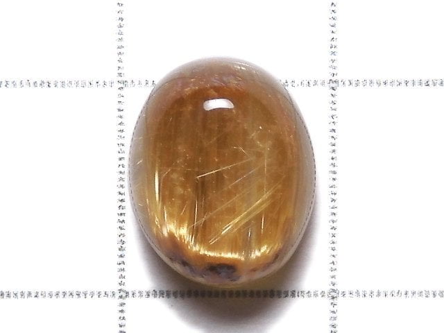 [Video][One of a kind] High Quality Rutilated Quartz AAAA Cabochon 1pc NO.14