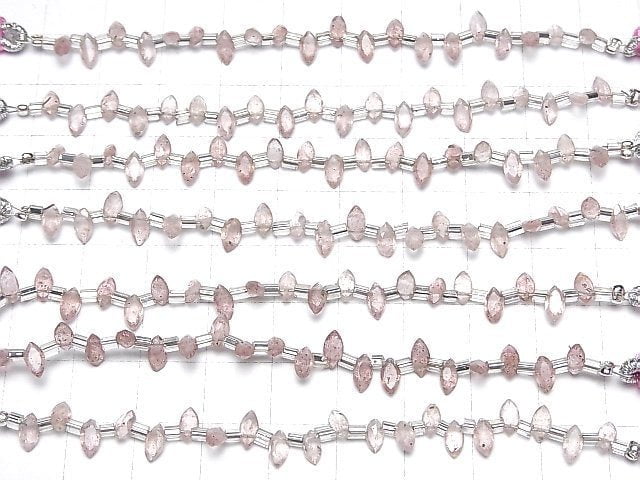 [Video]High Quality Pink Epidote AA++ Marquise Faceted 6x3mm 1strand (18pcs)