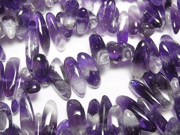 [Video]Amethyst AA++ Nugget Top Side Drilled Hole 1strand beads (aprx.14inch/34cm)