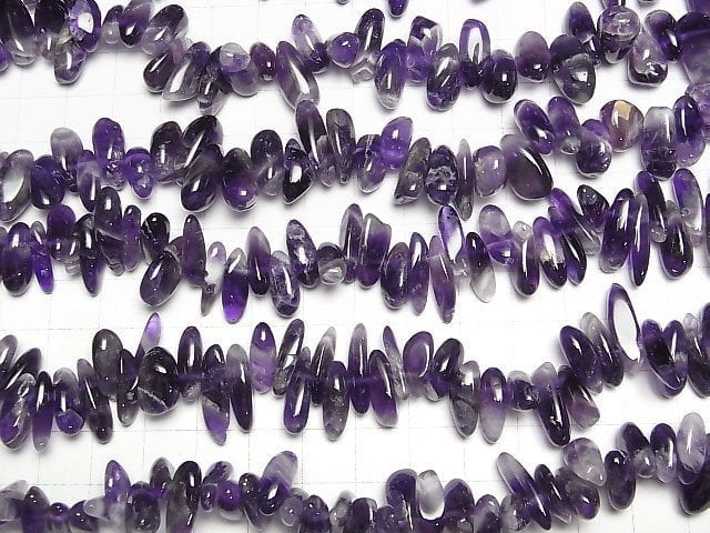 [Video]Amethyst AA++ Nugget Top Side Drilled Hole 1strand beads (aprx.14inch/34cm)