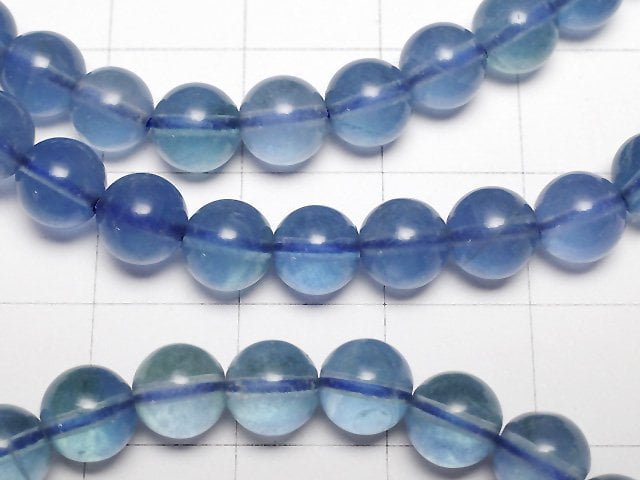 [Video] Blue Fluorite AAA- Round 6mm Bracelet