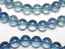 [Video] Blue Green Fluorite AAA- Round 6mm Bracelet