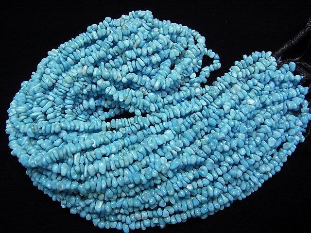 [Video] Arizona Sleeping Beauty Turquoise AAA- Chips (Small Nugget) half or 1strand beads (aprx.16inch/40cm)