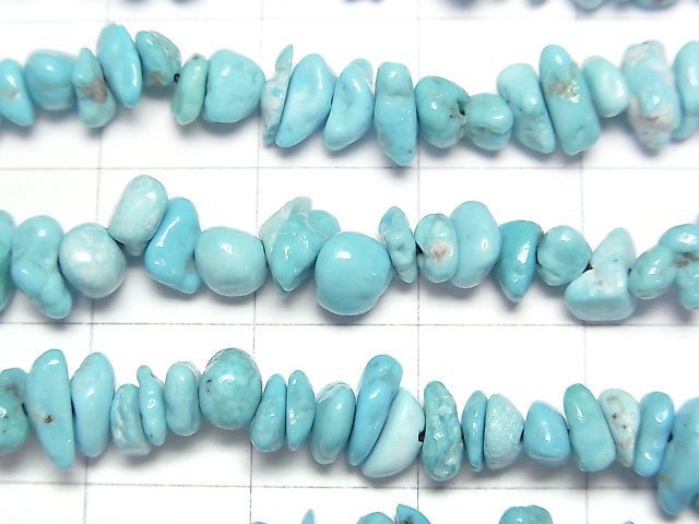 [Video] Arizona Sleeping Beauty Turquoise AA++ Chips (Small Nugget) half or 1strand beads (aprx.17inch/42cm)
